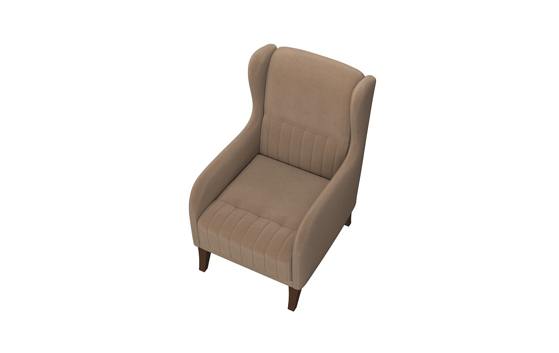 Евромагнат М / Кресло для отдыха велюр тенерифе корица